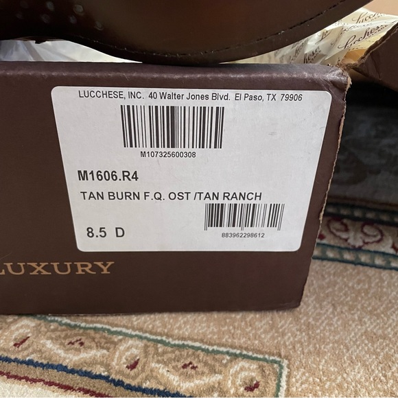 SOLD - NEW!!!  Lucchese Ostrich Boots - Men’s 8.5 - Picture 6 of 11